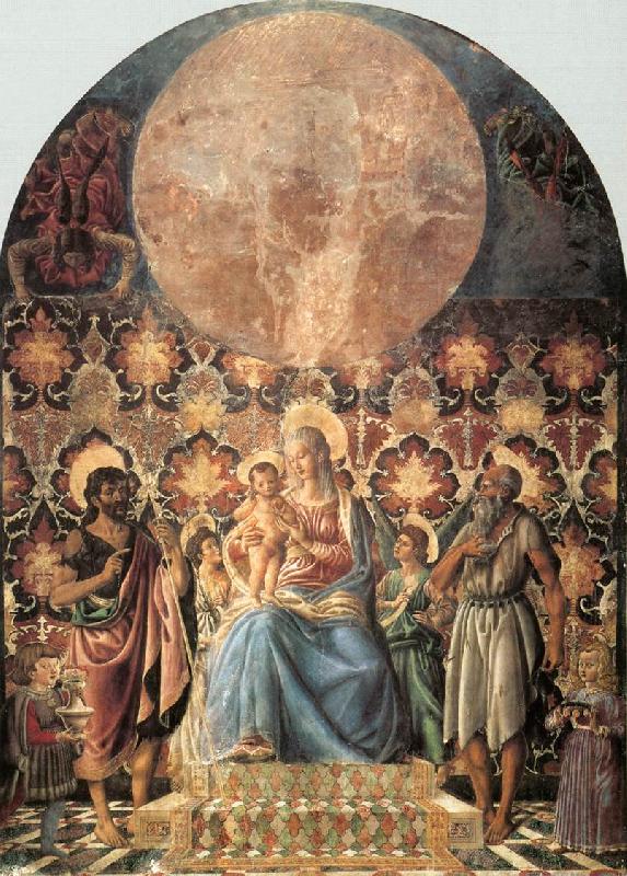 Andrea del Castagno Madonna and Child with Saints Spain oil painting art